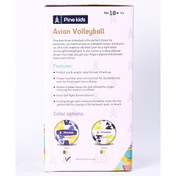Pine Kids Volleyball for Kids | Outdoor Training Volleyball for Boys & Girls | Perfect for Playing | Birthday Gift | BIS Certified | Blue & Yellow