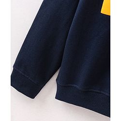 Pine Kids Full Sleeves Bio Washed Sweatshirt Text Graphic Pack of 2 - Yellow & Blue