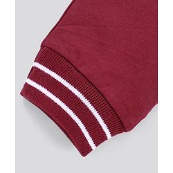 Pine Kids Biowashed Full Length Lounge Pant With Drawstring - Red