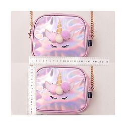 Pine Kids Sling Bag Unicorn Design - Pink