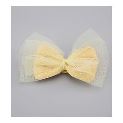 Pine Kids Free Size Hair Band and Rubber Bands Set of 5 - Yellow