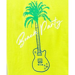 Pine Kids Biowash Half Sleeves Tees Beach Party Print Pack of 3 - Royal Blue Green