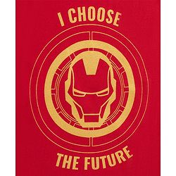 Pine Kids Half Sleeves T-Shirt Placement Print - Red