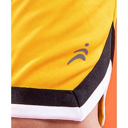 Pine Active Knee Length Shorts Quick Dry HD Print - Yellow