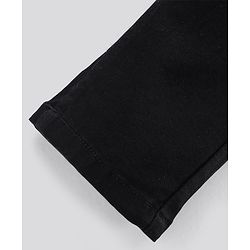 Pine Kids Full Length Enzyme Wash Denim Jeans Solid - Black