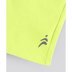 Pine Active Above Knee Length Anti-Bacterial Shorts With Stretch Solid - Green
