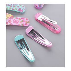 Pine Kids Floral Design Snap Clips Pack Of 12 - Multicolor