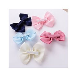Pine Kids Bow & Butterfly Clips Pack of 5 - Multicolor