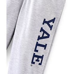 Pine Kids Full Length Biowashed Joggers Yale University Print - Light Grey