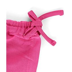 Pine Kids Knit Three Fourth Biowashed Leggings All Over Print And Solid Pack of 2 - Blue Pink