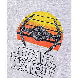Pine Kids Half Sleeves Star Wars Collection T-Shirt - Grey