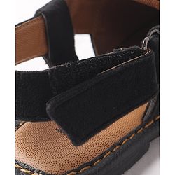 Pine Kids Peshawari Ethnic Sandals with Velcro Closure - Blue