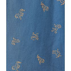 Pine Kids Full Sleeves Shirts Lion Print - Navy Blue