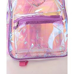 Pine Kids Fashion Backpacks Free Size Heart Design- Purple