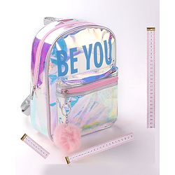 Pine Kids Free Size Fashion Backpack - Sliver