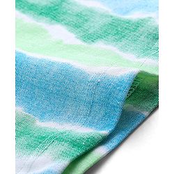 Pine Kids 100% Cotton Half Sleeves Nightwear Shorts Set Dreams Print - Green White & Blue