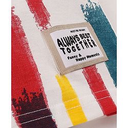 Pine Kids Cotton Biowashed Half Sleeves Abstract Print T-shirts - Multicolor