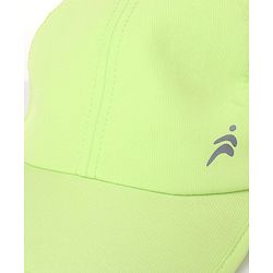 Pine Active Reflective Sports Cap Solid Green - Circumference 54 cm