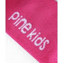 Pine Kids Ankle Length Printed Socks Striped Pack of 3 - Orange & Pink