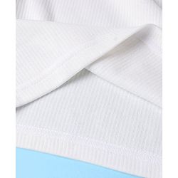 Pine Kids Cotton Full Sleeves Thermal Vest Solid Colour - Off White