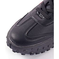 Pine Kids Sneakers With Velcro Closure Solid- Black