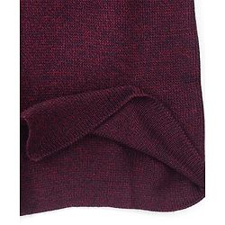 Pine Kids Full Sleeves Front Open Coat Jacket Sweater - Maroon
