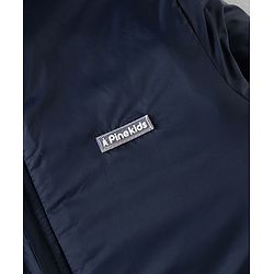 Pine Kids Full Sleeves Reversible Medium Winter Jacket - Mustard And Navy