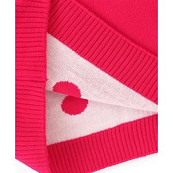 Pine Kids Full Sleeves Tunic and Full Length Bottom Sweater Set Polka Dots Design & Striped - Red & Yellow