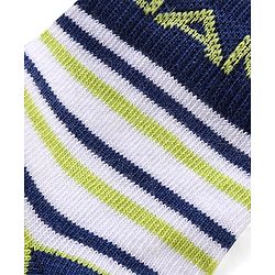 Pine Kids Spandex Ankle Length Stripes Design Socks Pack of 3 - Multicolour