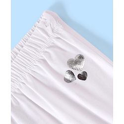 Pine Kids Cotton Spandex Mid Thigh Solid Hipster Bloomer - White