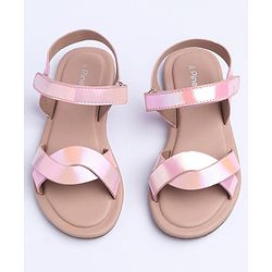 Pine Kids Velcro Closure Sandals - Pink
