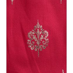 Pine Kids Woven Sequin Embroidered Half Sleeves Choli Lehenga Set with Dupatta - Pink