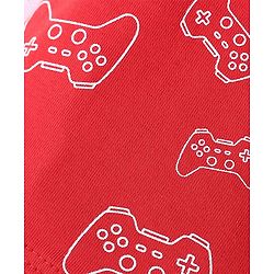 Pine Kids Cotton Lycra Knit Briefs Solid Color & Gaming Console Print Pack of 3 - Multicolor