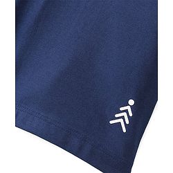 Pine Kids Cotton Lycra Knit Knee Length Solid Color Cycling Shorts Pack Of 3 - Pink Blue & Beige