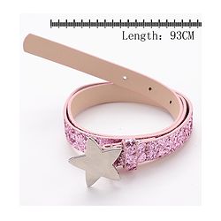 Pine Kids Belt with Star Buckle - Pink