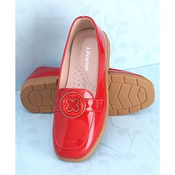Pine Kids Slip On Ballerina - Red