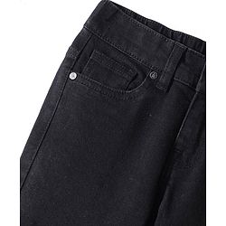 Pine Kids Denim Ankle Length Washed Jeans -Black