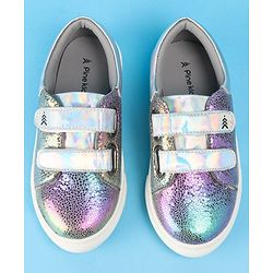 Pine Kids Casual Shoes with Velcro Closure - Multicolour