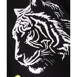 Pine Kids Cotton Knit Half Sleeves Tiger & Text Printed T-Shirts Pack of 5 - Multicolour