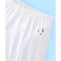 Pine Kids Cotton Lycra Knit Bloomers with Heart Print Pack of 3 - Colour May Vary