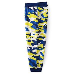 Pine Kids Looper Knit Full Length Lounge Pant with Camouflage Print - Multicolour