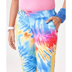 Pine Active Full Length Super Stretch Leggings Text Print - Multicolour