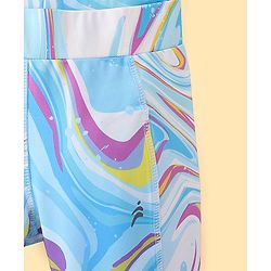 Pine Active Full Length Super Stretch Leggings Marble Print - Multicolour