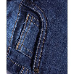 Pine Kids Full Length Denim Washed Jeans - Dark Blue