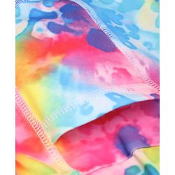Pine Active Knit Full Length Super Stretch Leggings With Abstract Print - Multicolor