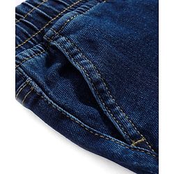 Pine Kids Cotton Rich Stretchable full length denim Joggers - Mid Blue