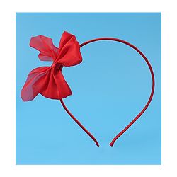 Pine Kids Hairband with Bow Clips Set of 3 - Red