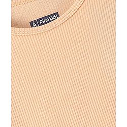 Pine Kids Full Sleeves Solid Thermal Vest - Cream Puff