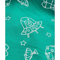 Pine Kids Cotton Spandex Knit Briefs With Stripes & Satellite Print Pack of 3 (Color & Print May Vary)