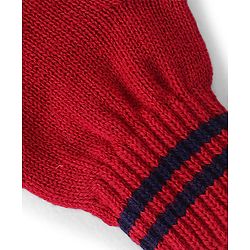 Pine Kids Solid Color Gloves Set Pack of 2 - Red & Navy Blue